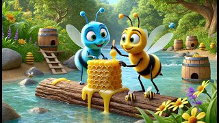 Buzz and Honey Kids songs Songs for kids Nursery rhyme Kids Music Animal songs [upl. by Eelano836]