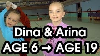 Dina amp Arina Averina – Gymnastics Evolution age 6 to 19 [upl. by Sandra425]