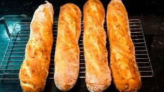 How to make French Baguettes at home [upl. by Suivatnad]