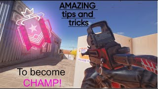 3 tips and tricks that helped me EXPONENTIALLY improve my game Rainbow Six Siege [upl. by Aihk]