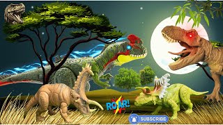 Jurassic World Iguanodon amp Velociraptor iRex Rajasaurus Dilophosaurus Bistahieversor Collection [upl. by Apur]