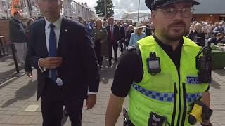 HM The Queen at York Races Ebor festival [upl. by Anelleh]