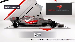 VODAFONE McLAREN inspired LIVERY in F1 2021 F1 2021 My Team amp Online [upl. by Elicul]