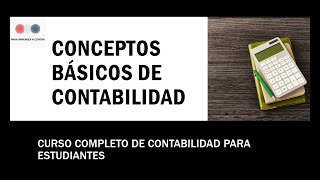 1 Conceptos Básicos de Contabilidad [upl. by Haines]