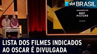 Lista dos filmes indicados ao Oscar é divulgada  SBT Brasil 240123 [upl. by Margarida]