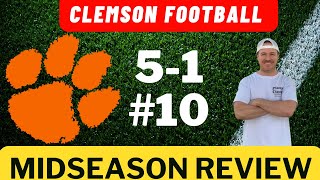 CLEMSON FOOTBALL MIDSEASON REVIEW THE GOOD THE BAD AND THE UNANSWERED [upl. by Aduh]