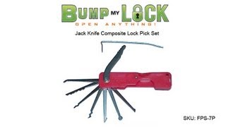 Jack Knife Composite Lock Pick Set [upl. by Yatnuahc]