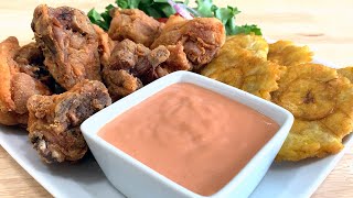 Como Hacer Mayo Ketchup Sauce  Puerto Rican Salsa Rosada Recipe 🧄 [upl. by Hoenack]