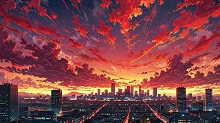 Sunset Over the City 1 Hour Loop of Lofi Music 🌇 [upl. by Einnep]