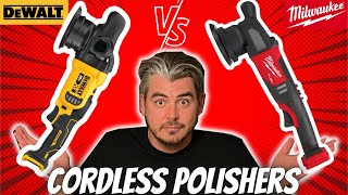 Best Battery Powered Polisher for Car Detailing  Milwaukee VS Dewalt [upl. by Gabriella]