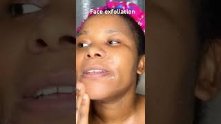 How I exfoliate my face exfoliant facecare [upl. by Pincas]