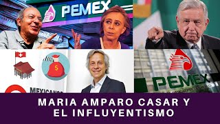 MARIA AMPARO CASAR RESPONDE TENGO LAS MANOS LIMPIAS AMLO ES MUCHO CINISMO [upl. by Faulkner]