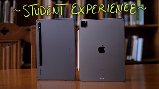 iPad Pro vs Galaxy Tab S8  Student Review [upl. by Standice]