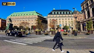 Stockholm walking tour  Walking in Sweden 4K [upl. by Faires]