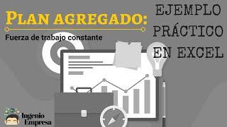 Plan agregado de producción con fuerza de trabajo constante [upl. by Shalom158]