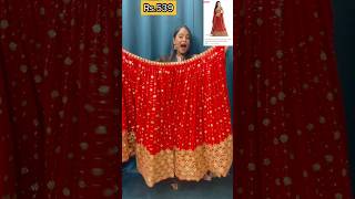 Huge Lehenga Unboxing Chiller Price Shopping shortyoutubeshortsshortsviralvideo [upl. by Rickart]