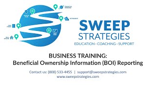 Business Training Beneficial Ownership Information BOI Reporting Requirements WEBINAR 31324 [upl. by Rufe97]