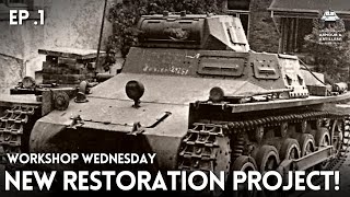 WORKSHOP WEDNESDAY New RUNNING Panzer I Ausf B restoration project [upl. by Arebma]