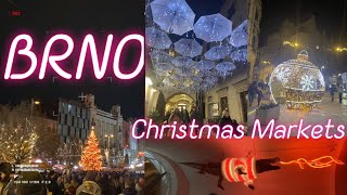 The Magic of CHRISTMAS in BRNO  European Capital of Christmas 2024 Nov 22Dec 23 🎄 Czechia 🇨🇿 [upl. by Ruzich]