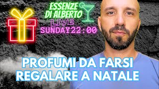 PROFUMI DA FARSI REGALARE A NATALE 2024 LIVE [upl. by Ricky]