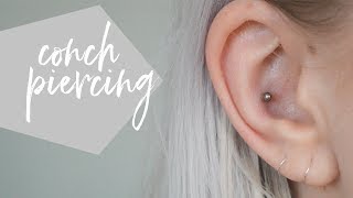 CONCH PIERCING EXPERIENCE [upl. by Ellenehs]