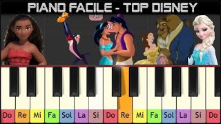 Apprendre au piano très facile les meilleures chansons Disney Vol1 Pour enfants ou débutants [upl. by Nnaeirelav916]