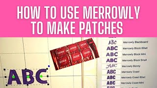 How to Embroider a Patch with Merrowly  Embrillance  sewingwithmaryrose [upl. by Burkitt542]