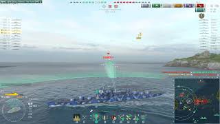 World of warships Yodo gameplay two Yodos div get 9 kills [upl. by Akinor490]