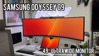 Samsung Odyssey G9  49quot Ultrawide Monitor [upl. by Karney]