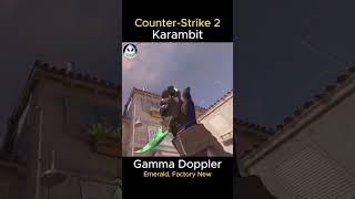 KARAMBIT  Gamma Doppler Emerald 2024  Factory New FN  Skin Showcase  Animation CS2 [upl. by Oniotna]