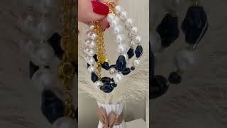 Introducing the Pearl Navy Luxe Handmade Bracelet bracelet pearl navy [upl. by Ronny]