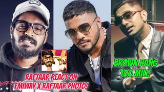 Raftaar Reply On Emiway x Raftaar Friendship Honey Singh Brown Rang 100 Mili SOS New Track Coming [upl. by Ninnetta]