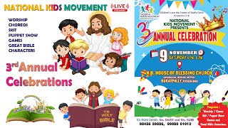 National Kids Movement  3rd Anniversary Celebrations 2024 [upl. by Silletram]