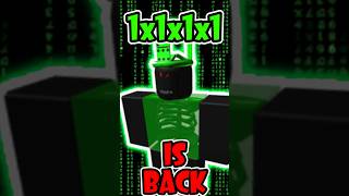 1x1x1x1 IS BACK roblox [upl. by Gothard]