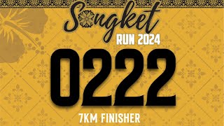 Day 100  VIRTUAL RUN  SONGKET 🏃🏻‍➡️ RUN 7KM  RUMAU [upl. by Samaria]