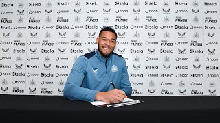 INTERVIEW  Joelinton Signs New Contract with Newcastle United [upl. by Stiruc]