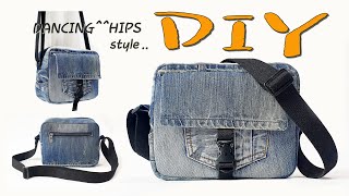 diy청바지 리폼리폼가방만들기denim tote bag tutorialtote bag sewing tutorialdiy jeans bag hand sewing청바지가방 [upl. by Derr263]