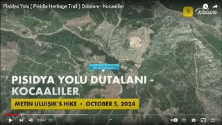 Pisidya Yolu  Pisidia Heritage Trail  Dutalanı  Kocaaliler [upl. by Miarzim]