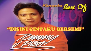 Tommy J Pisa  Disini Cintaku Bersemi Karaoke [upl. by Yrrej677]