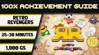 Retro Revengers 100 Achievement Walkthrough  1000GS in 2530 Minutes [upl. by Maril]