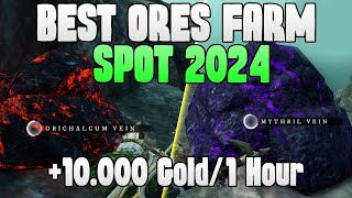 New World Gold Farm Money Making 2024 Orichalcum Ore Mythril amp Starmetal Gold Farming 2024 [upl. by Fennelly523]