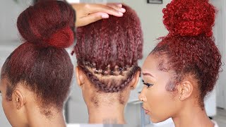 This Looks Like MY HAIR DIY Microlinks Versatile Install on Natural Hair Curls Queen [upl. by Airret]