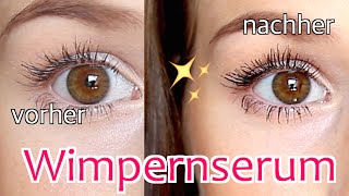 😍 super LANGE amp VOLLE WIMPERN in 2 Wochen  Wimpernserum DIY  Cali Kessy [upl. by Skutchan]