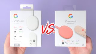 Chromecast with Google TV HD vs Chromecast 4K Whats the difference [upl. by Thurman]