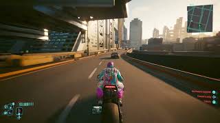 PS5 Cyberpunk 2077 D surfin around city [upl. by Eimoan]