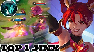 Wild Rift Jinx  Top 1 Jinx Gameplay Rank Master [upl. by Charteris282]