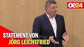 Sondersitzung ÖVPKorruptionsAffäre Statement von Leichtfried SPÖ [upl. by Kries619]