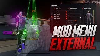 FREE FIRE MOD MENU EXTERNAL GRATIS 🎁  ESP STREAMER MODE  AIMBOT SEM BAN OB46 😍 [upl. by September]