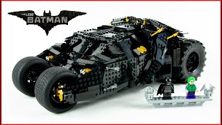 LEGO DC Comics Super Heroes 76240 Batmobile Tumbler Speed Build for Collectors  Brick Builder [upl. by Missie]