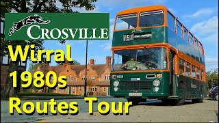 Crosville Wirral 1980s routes tour Crosville Bristol VR Recreates 1980s routes around the Wirral [upl. by Leibman]